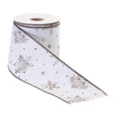 Melrose Metallic Snowflake Ribbon (Set of 2)