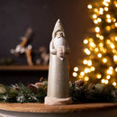 Melrose Glittered Sage Santa Statue (Set of 2)