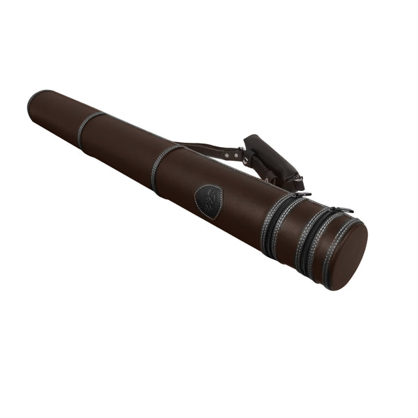 Pedi Premium Faux Leather Bass Bow Tube – Brown