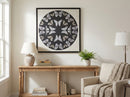 Melrose Framed Butterfly Print 25"SQ Wall Decor, Modern, Plastic