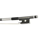 Müsing C5 Round Carbon Stick Violin Bow w/ Ebony Frog & Silver Outfit