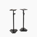 On-Stage SMS6600-P Adjustable Hex-Base Monitor Stands with Non-Slip Pad