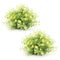 Melrose Mini Leaf Foliage Half Orb (Set of 2)