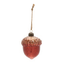 Melrose Mercury Glass Acorn Ornament (Set of 6)