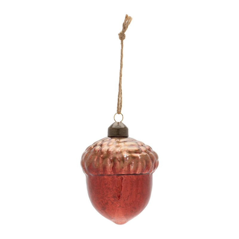 Melrose Mercury Glass Acorn Ornament (Set of 6)
