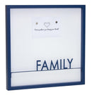 Melrose Family Magnetic Memo Board 15.75"SQ Wall Decor, Nautical, Metal