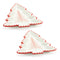 Melrose Ceramic Pine Tree Platter (Set of 2)