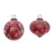 Melrose Marble Painted Glass Ornament (Set of 6)