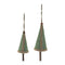 Melrose Woven Bamboo Pine Tree Ornament (Set of 4)
