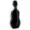 GEWA Air 3.9 4/4 Cello Case - Backpack Straps - Black w/ Burgundy Interior