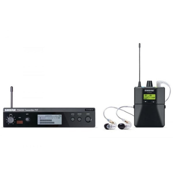 Shure PSM300 Stereo IEM System P3TRA215CL‑J13 w/ SE215‑CL Earphones