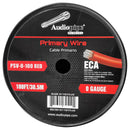Audiopipe Flexible ECA Power Cable 0 Gauge 100 Foot  Red PSV0100RED