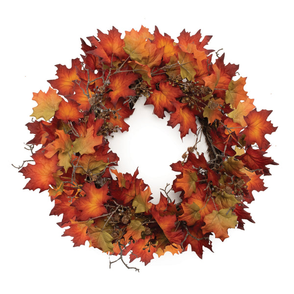 Melrose Maple Leaf Wreath 28"D