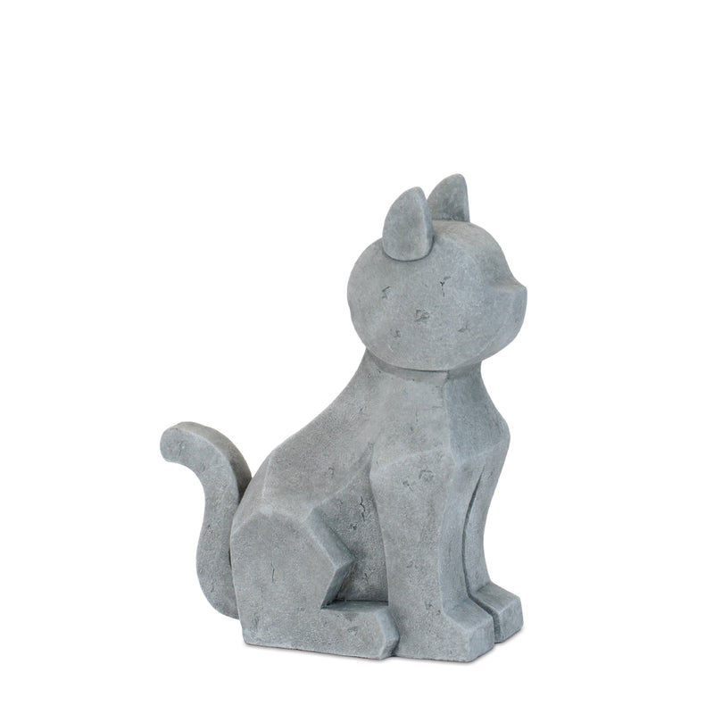 Melrose Modern Sitting Dog and Cat Statue (Set of 2)