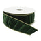 Melrose Green and Gold Ribbon 2.5" x 10 Yds.