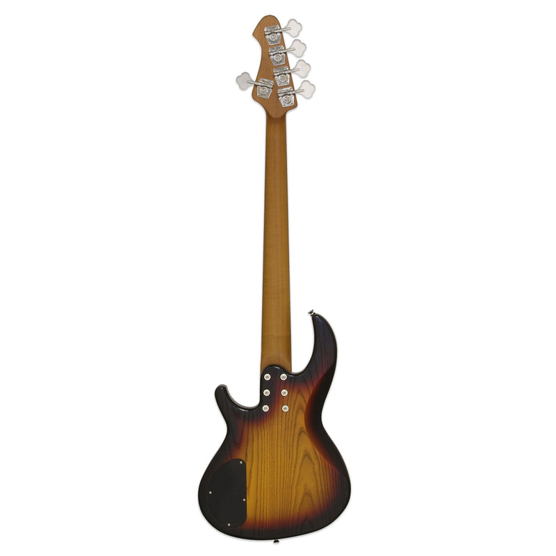 Aria Pro II 313-MKII/5 Detroit 5-String Bass Open-Pore Sunburst