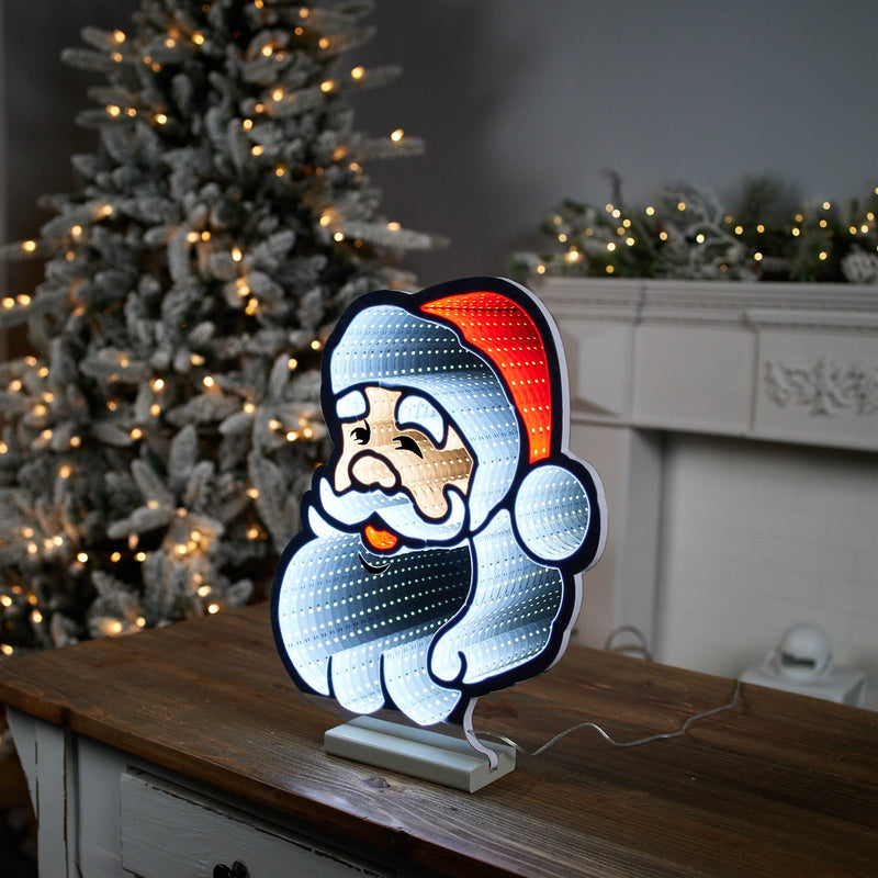 Melrose Santa Head Ekkolight 16"H