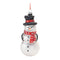 Melrose Frosted Glass Snowman Ornament (Set of 6)
