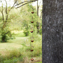 Melrose Bird Rain Chain 70"L Iron Bronze Color