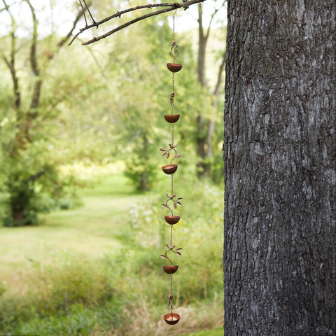 Melrose Humming Bird Rain Chain - Thumbnail 4