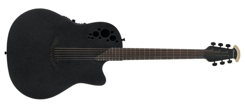 Ovation Pro Series Elite TX 2078TX‑5 Acoustic‑Electric Guitar Black Textured