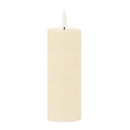 Melrose FIA Wick Ivory Pillar Candle (Set of 4)