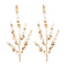 Melrose Metallic Eucalyptus Leaf Spray (Set of 2)