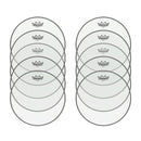 Remo Ambassador Clear 12" Tom Drumhead – 10-Pack – BA-0312-00-10P
