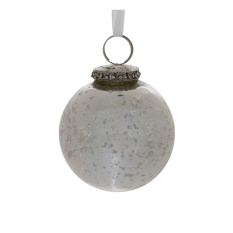Melrose Grey Mercury Glass Ornament (Set of 6)