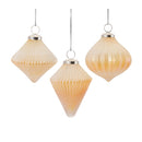 Ribbed Glass Ornament (Set of 6)