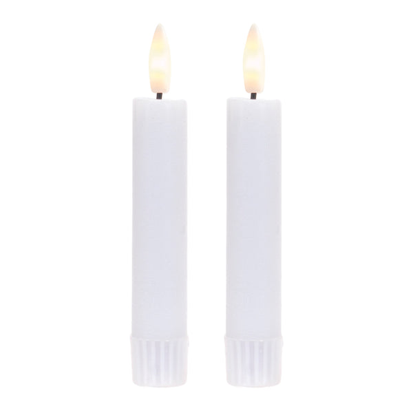 Melrose FIA Wick White Mini Taper Candle (Set of 4)