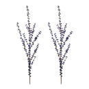 Melrose Ilex Blue Berry Spray (Set of 2)