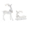 Melrose Winter Deer Figurine (Set of 4)