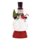 Melrose LED Holiday Snowman Snow Globe (Set of 2)