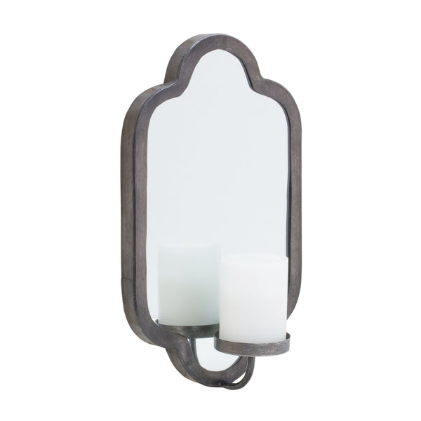 Melrose Mirror Wall Sconce, Metal