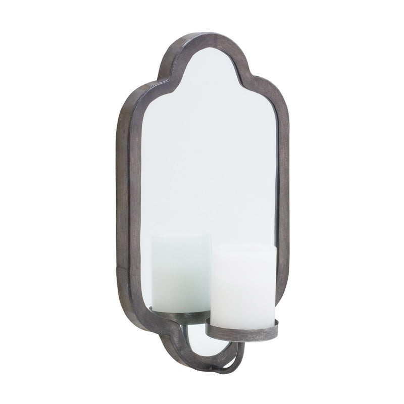 Melrose Mirror Wall Sconce, Metal