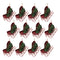 Melrose Metal Sleigh Ornament (Set of 12)