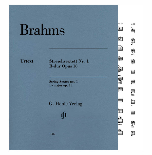 Brahms String Sextet No. 1 in B-flat Major, Op. 18 Sheet Music – Parts