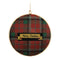 Melrose Metal Deer and Pine Tree Disc Ornament (Set of 6)