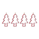 Melrose Pine Tree Cookie Cutter Ornament (Set of 4)