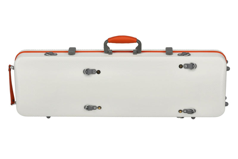 Gewa PURE Polycarbonate 4/4 Violin Case White/Black w/ Subway Handle