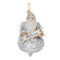 Melrose Ornate Santa and Snowman Finial Ornament (Set of 6)