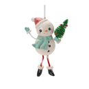 Melrose Nostalgic Snowman Ornament (Set of 12)