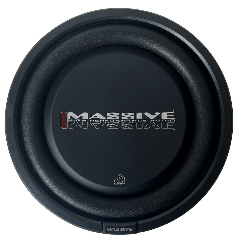 Massive Audio 10" 300 Watts RMS Dual 4 Ohm Shallow Subwoofer – GTS10