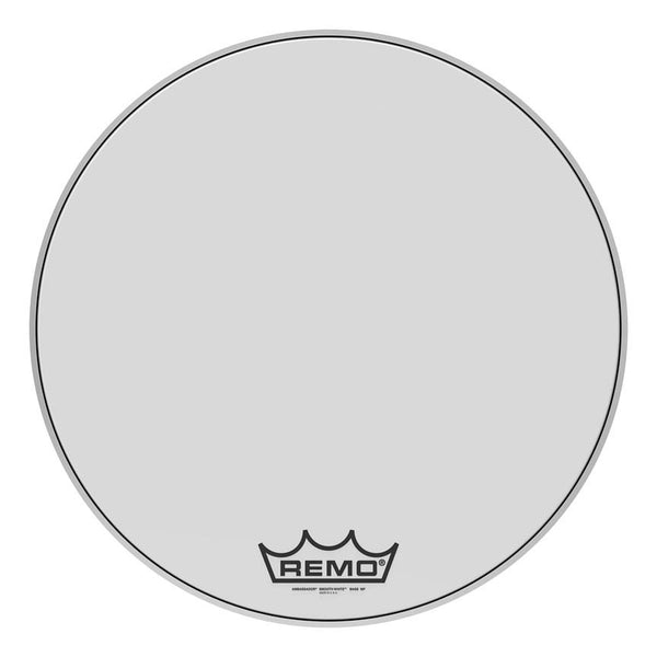 Remo BR-1224-MP Ambassador Smooth White 24" Bass Drumhead