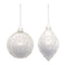 Melrose Glittered Ornaments (Set of 6)