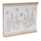 Melrose Carved Wood Winter Village Wall Art 19"L