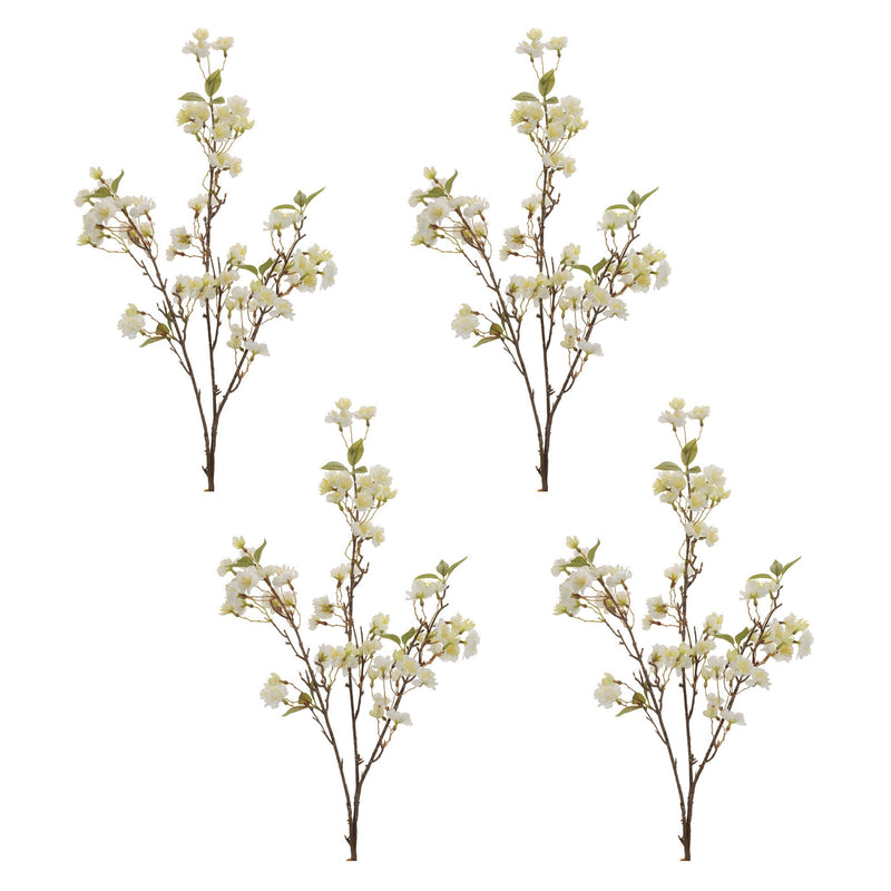 Melrose Blossom Floral Branch (Set of 4)