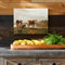 Melrose Cattle Landscape Print Wall Art 15.75"L, Modern, Rustic, Wood