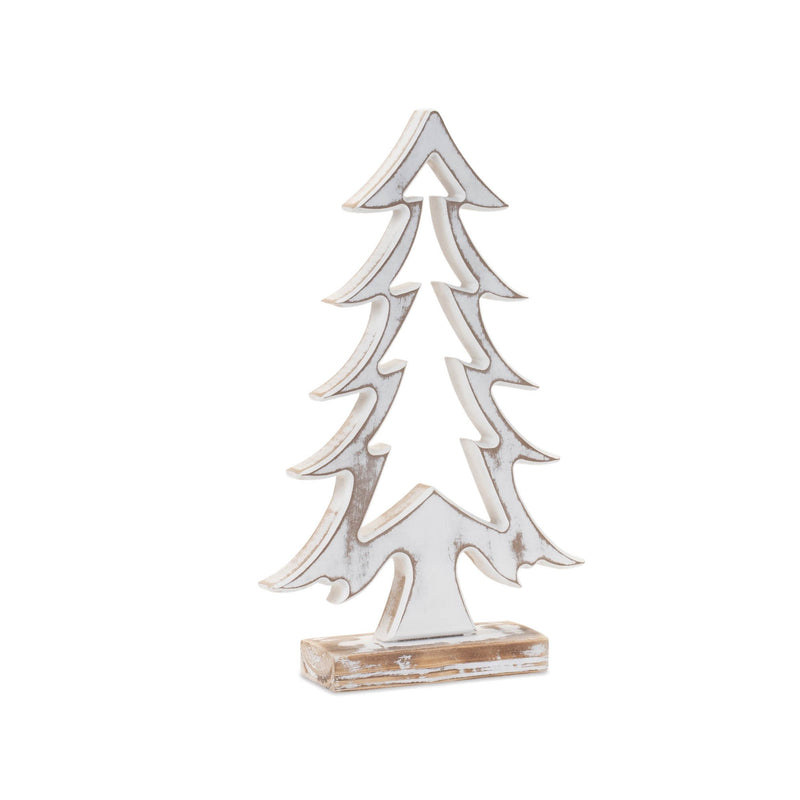 Melrose Wood Pine Tree Outline (Set of 3)